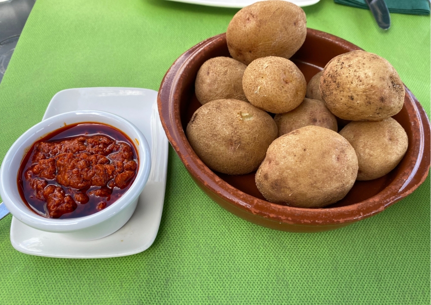 Papas arrugadas con mojo