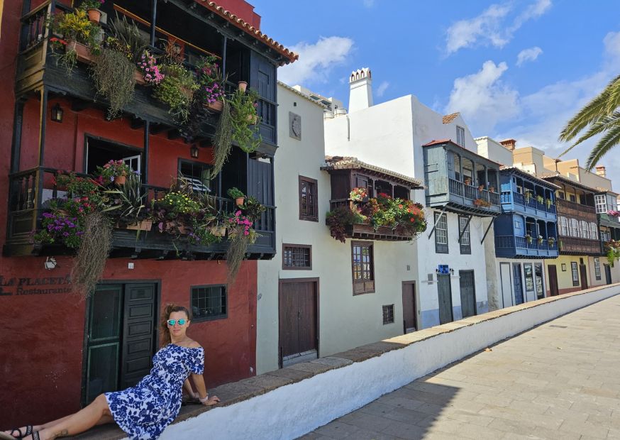 Balcones en la Avenida Marítima